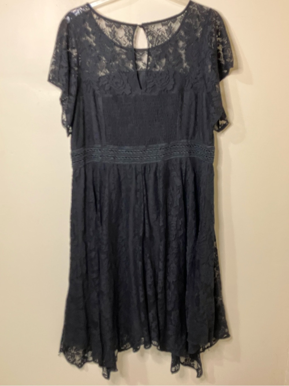 Torrid Black Lace Fit-and-Flare Dress size 16/18 - Picture 6 of 6